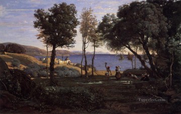 Ver cerca de Nápoles Jean Baptiste Camille Corot Pinturas al óleo